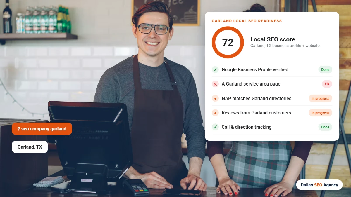 SEO Agency Garland local SEO readiness checklist for Garland businesses